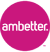 Pink circle with Ambetter logo in center