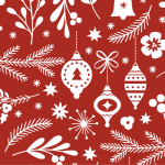 Holiday Pattern Red
