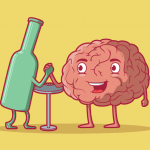Brain vs beer bottle