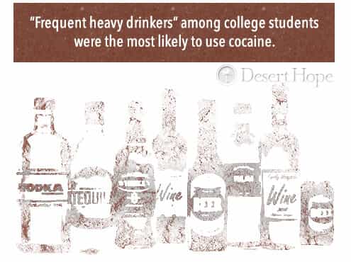 heavy drinkers and cocaine use