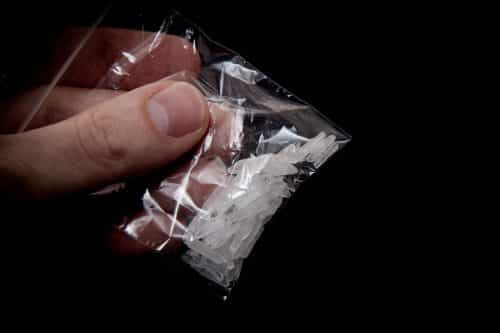 When abused, the psychoactive effects of meth are realized very quickly and wear off rapidly