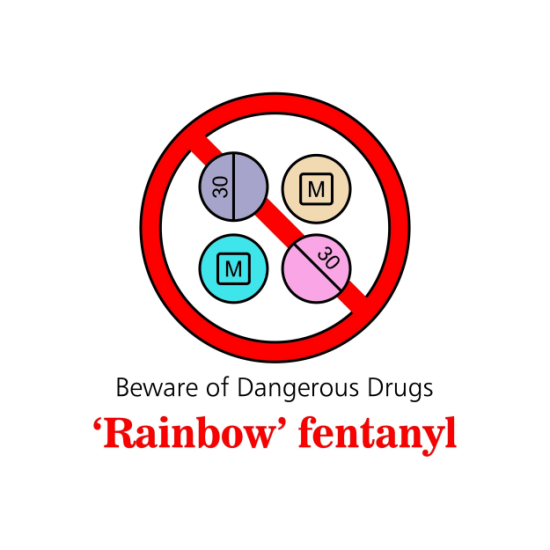 Rainbow fentanyl that looks like candy in West Virginia